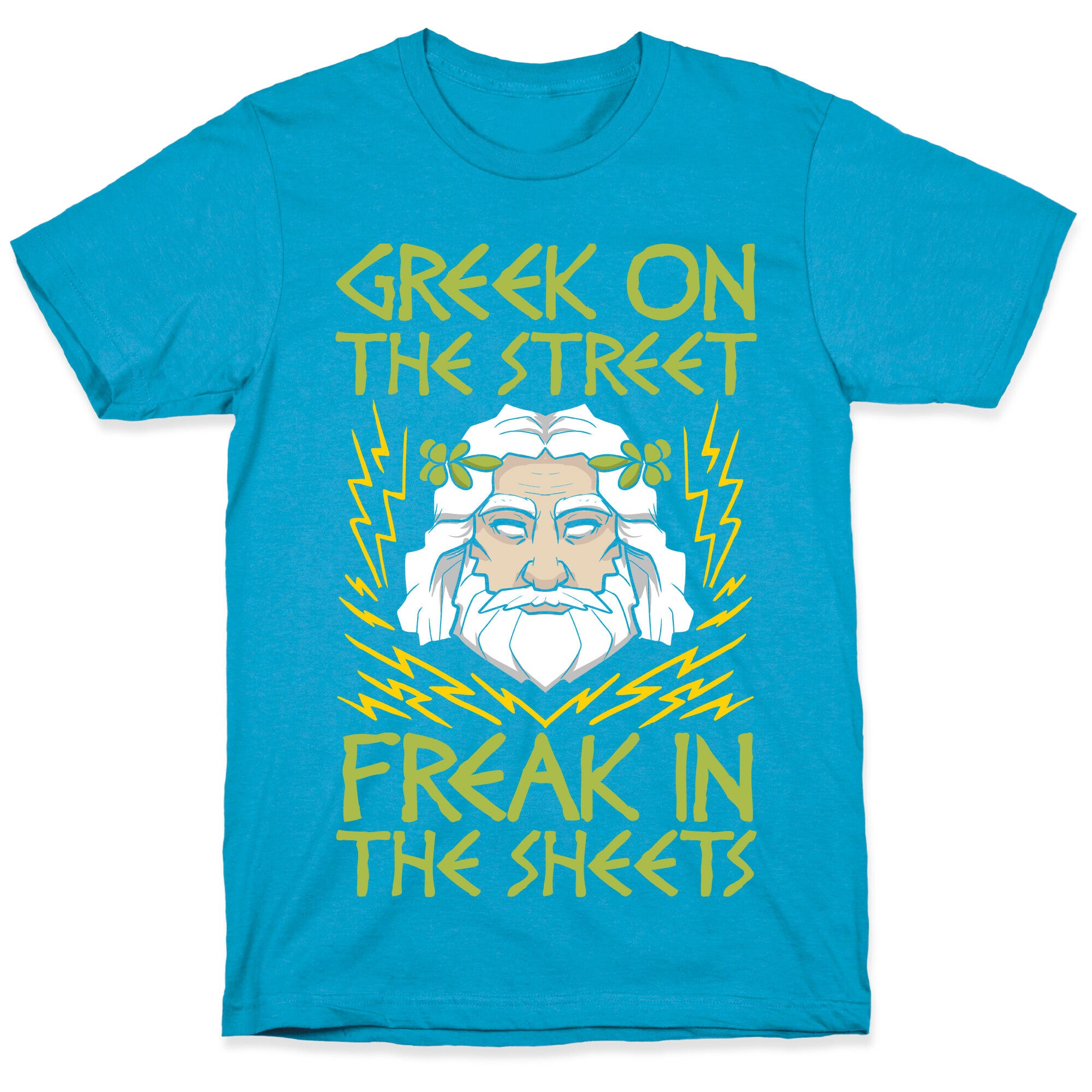 Greek On The Street, Freak In The Sheets Unisex Triblend Tee